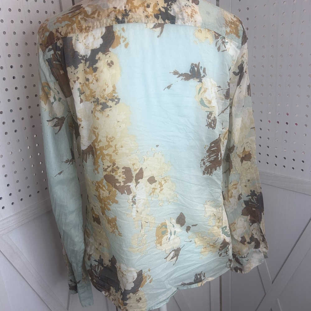 Talbots Multicolor Patterned Blouse - image 6